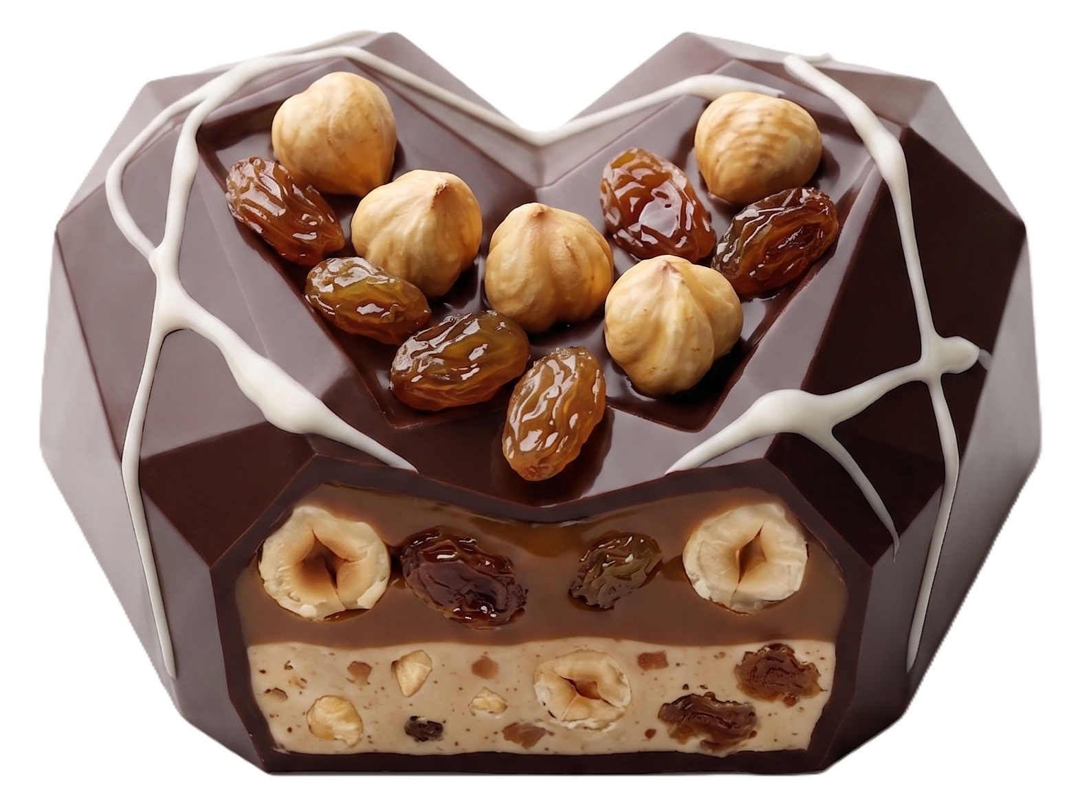 Hazelnut Raisins Truffle